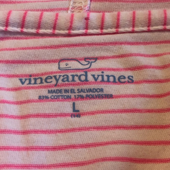 Vineyard Vines Girls' Windward Stripe Vintage Whale Long-Sleeve Hoodie Tee - Picture 5 of 9